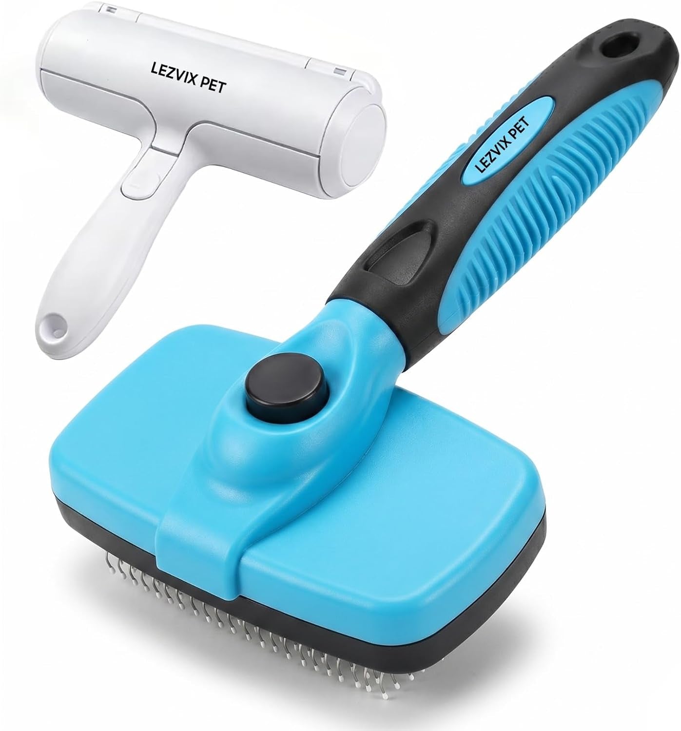 Transform Your Pet's Grooming Routine with the Self Cleaning Slicker Brush – Perfect for Dogs & Cats to Reduce Shedding and Tangles!